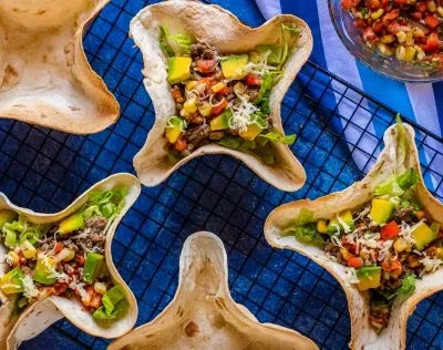 How To Make Baked Taco Salad Shell Bowls