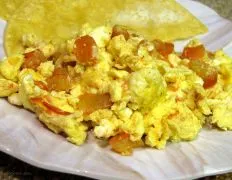 Huevos Pericos Colombian Scrambled Eggs