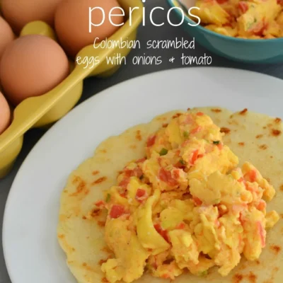 Huevos Pericos Colombian Scrambled Eggs