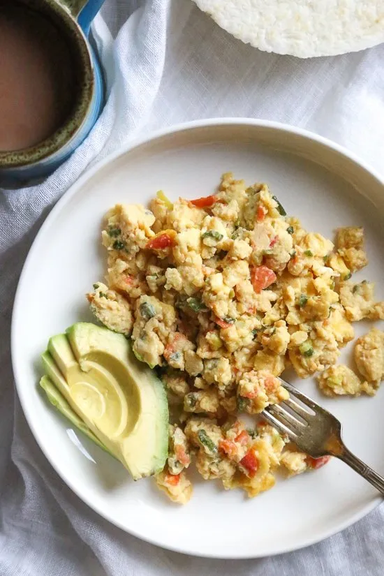 Huevos Pericos Colombian Scrambled Eggs