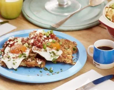 Huevos Rancheros Potato Waffles