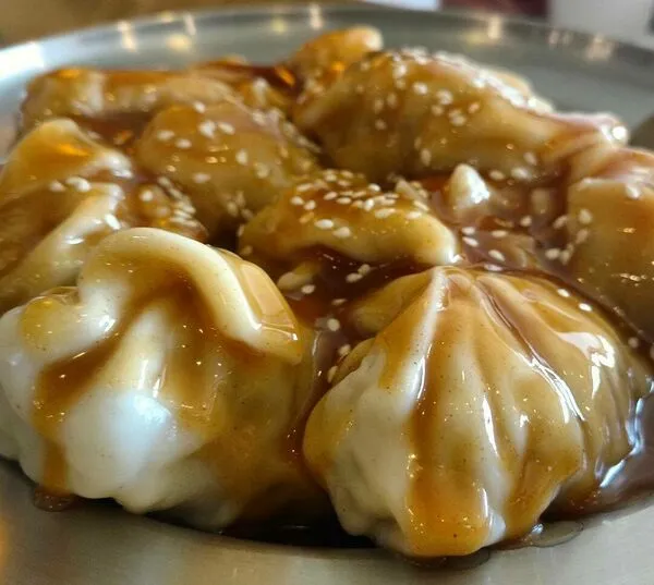 Hunan Dumplings With Peanut Butter