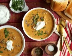 Hungarian Mushroom Soup, From The