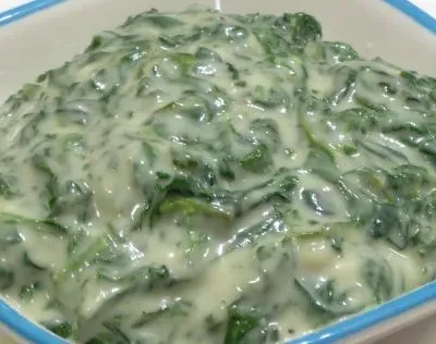 Hungarian Style Spinach Magyaros