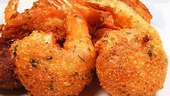 Hush Puppy Fried Shrimp