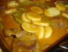 I love this beef stew recipe that came from a friend. It’s easy