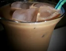 Iced Coffee With Chocolate