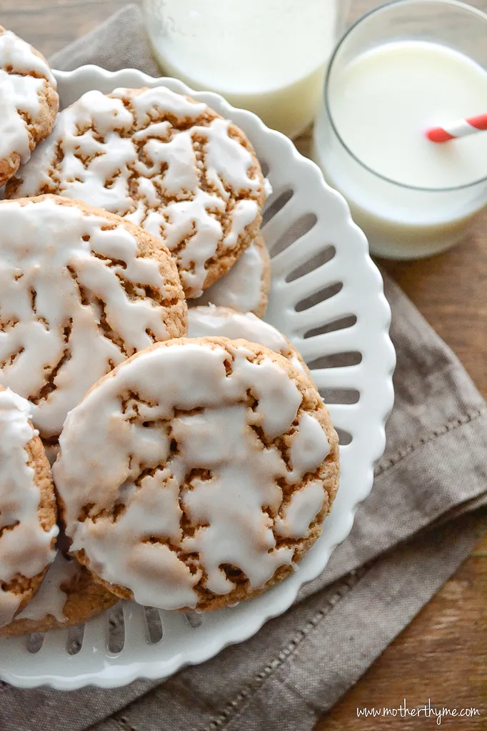 Iced Oatmeal Cookies