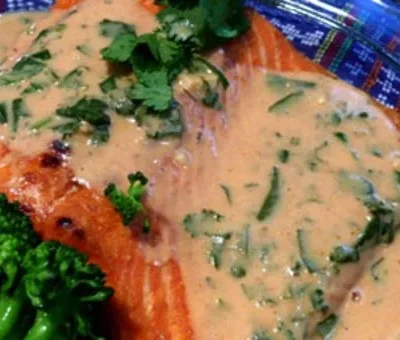 In A Heartbeat Atlantic Salmon With Red Curry