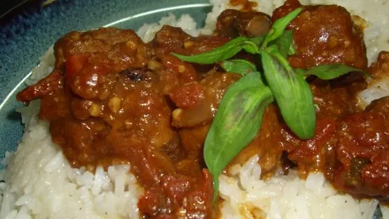 Indian Beef Rissoles With Rogan Josh