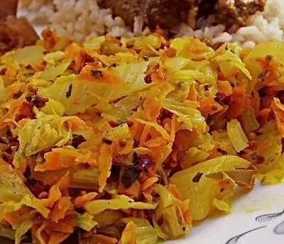 Indian Cabbage And Carrots