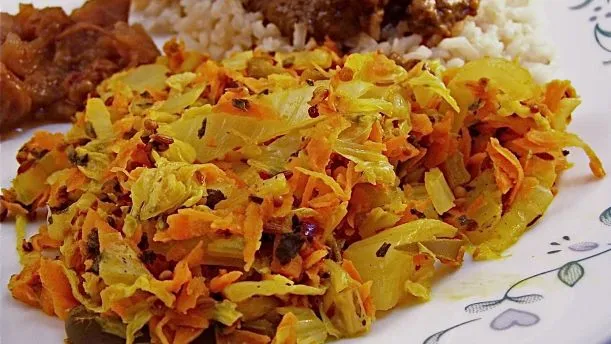 Indian Cabbage And Carrots