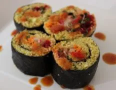 Indian Cauliflower Rice Raw Foods Sushi