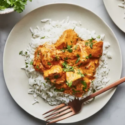 Indian Chicken In Tomato Yogurt Sauce