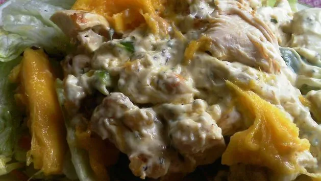 Indian Chicken Mango Salad