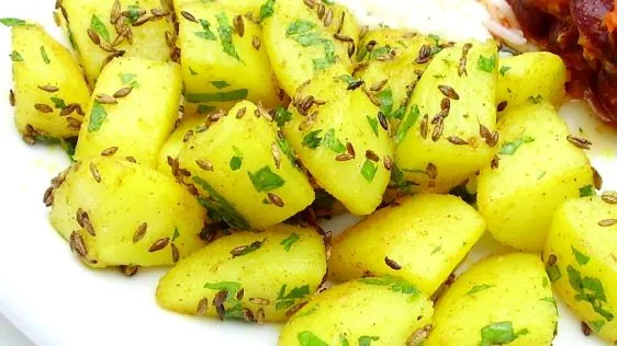 Indian Cumin Potatoes Jeera Aloo