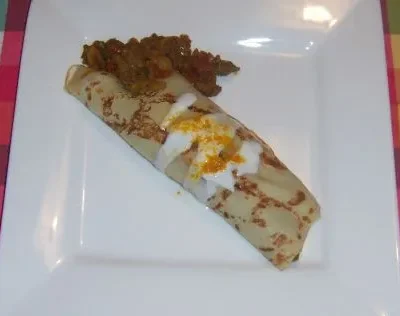 Indian Inspired Crepes