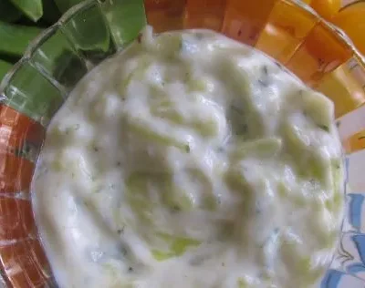 Indian Raita Cucumber Mix