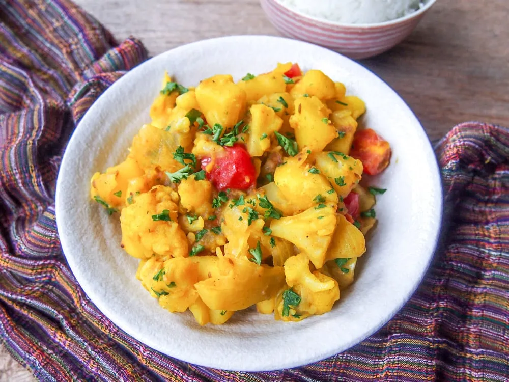 Indian Spiced Cauliflower And Potato