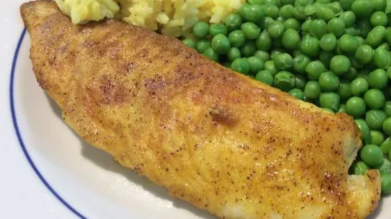 Indian Spiced Fish With Coriander Rice