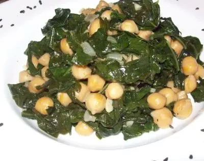 Indian-Spiced Kale &Amp; Chickpeas