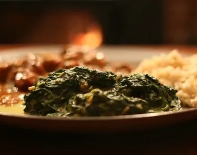 Indian Spiced Spinach Delight: A Flavorful Side Dish