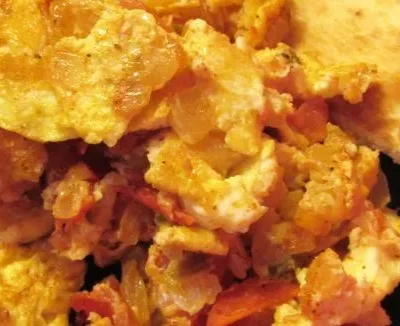 Indian Spicy Scrambled Eggs