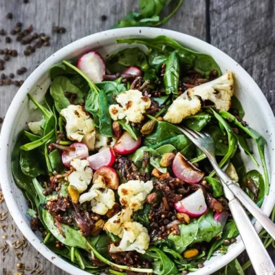 Indian Spinach Salad