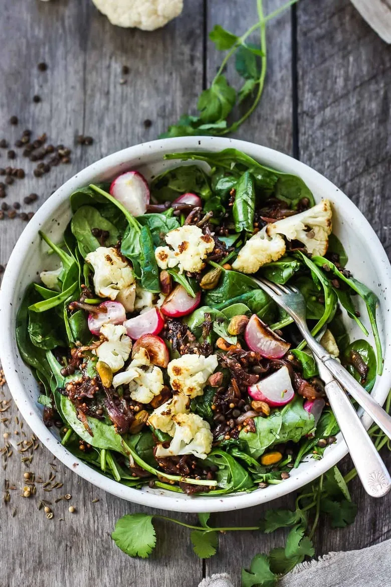 Indian Spinach Salad