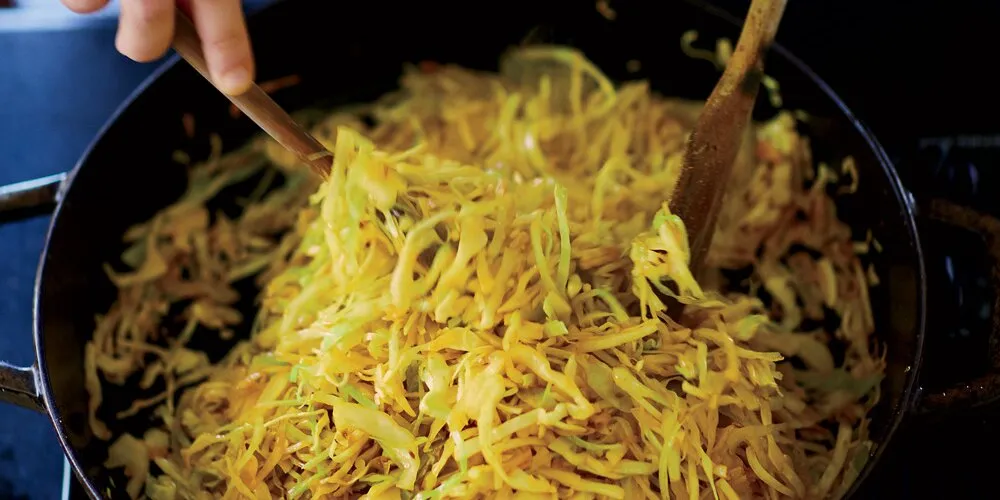 Indian Stir Fried Cabbage