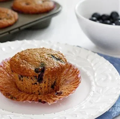 Insanely Good Blueberry Oatmeal Muffins