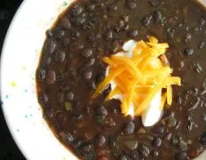 Instant Black Bean Soup