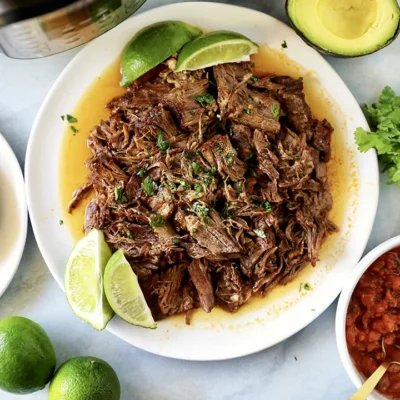 Instant Pot Barbacoa Beef Pressure Cooker