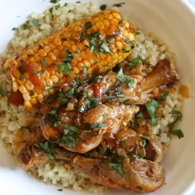 Instant Pot Chicken Stew With Corn Pollo Guisado Con Maiz