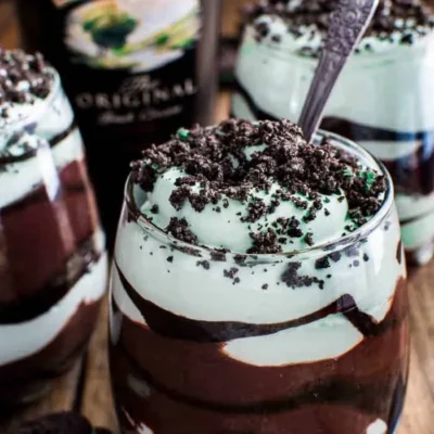 Irish-Inspired Layered Parfait For St. Patrick'S Day Celebration