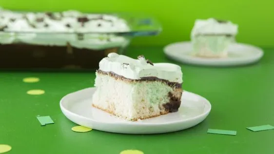 Irish-Inspired Mint Chocolate Fudge Cake for St. Patrick’s Day