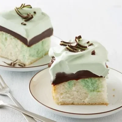 Irish-Inspired Mint Chocolate Fudge Cake For St. Patrick'S Day