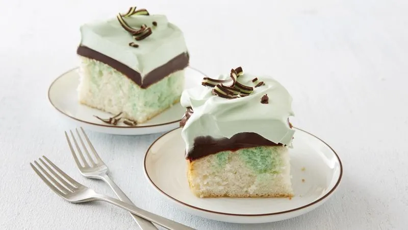 Irish-Inspired Mint Chocolate Fudge Cake for St. Patrick’s Day