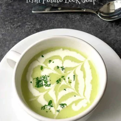 Irish-Inspired Potato And Leek Soup For St. Patrick'S Day Celebration