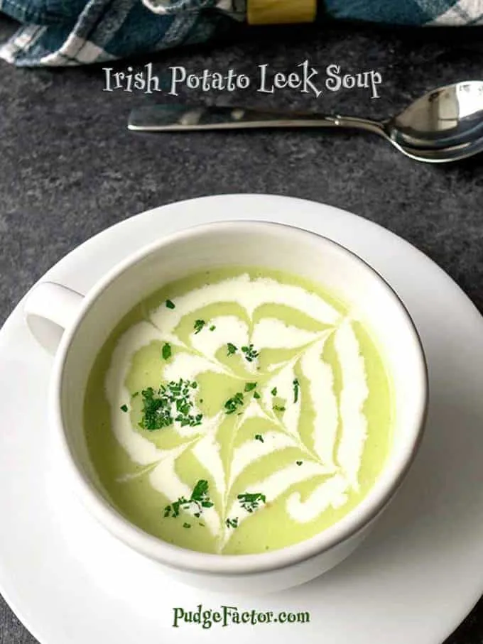 Irish-Inspired Potato and Leek Soup for St. Patrick’s Day Celebration