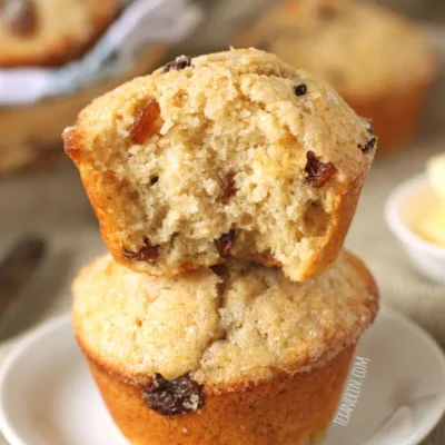 Irish Soda Bread Muffins Made With Whole Wheat For A Healthier Twist