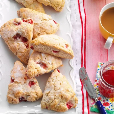 Irresistible Strawberries And Cream Scones Recipe