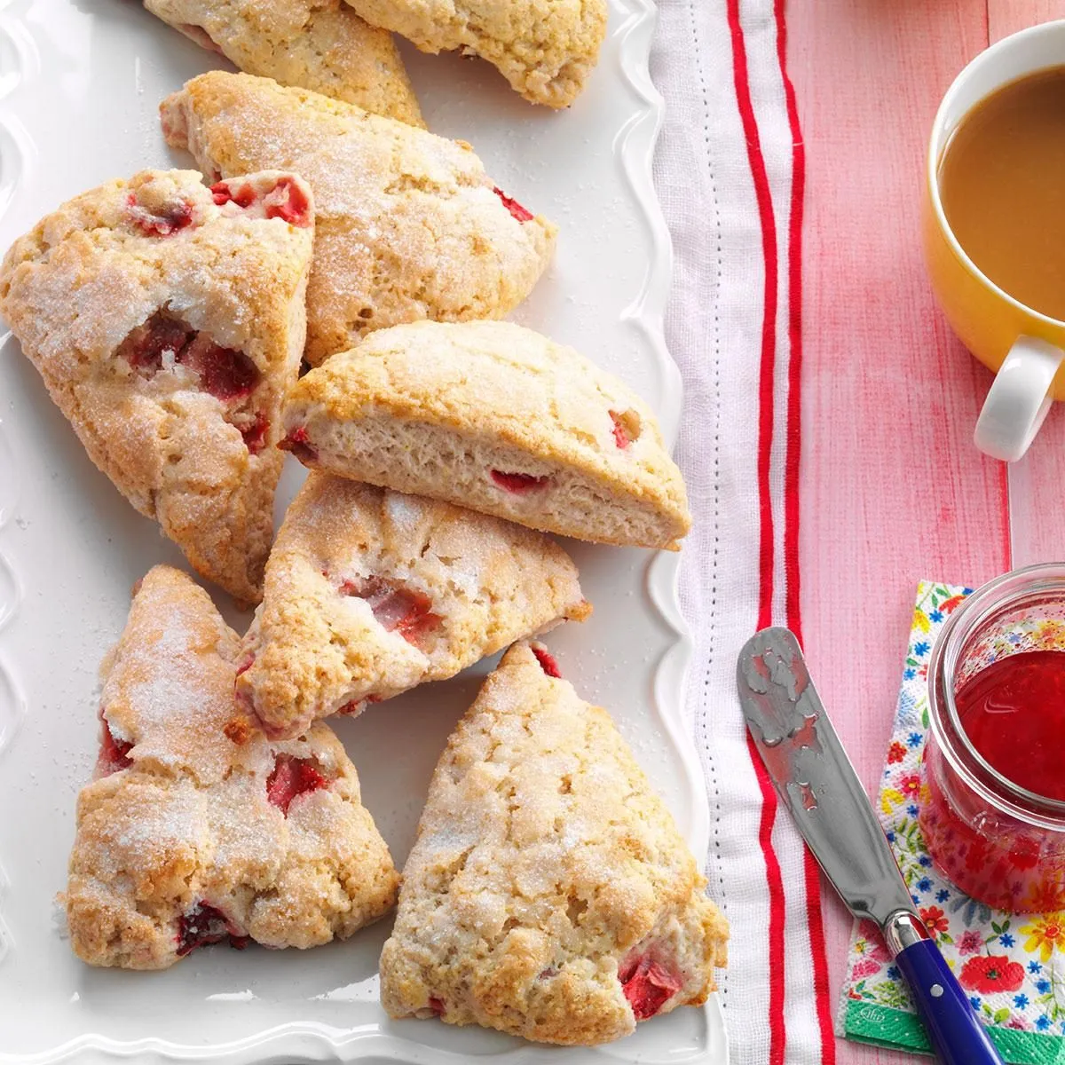 Irresistible Strawberries and Cream Scones Recipe