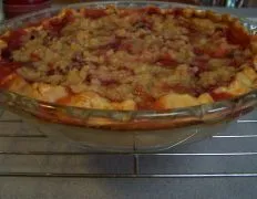 Irresistible Strawberry Rhubarb Custard Pie Recipe