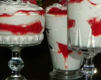 Irresistible Strawberry And Baileys Cream Dessert Delight