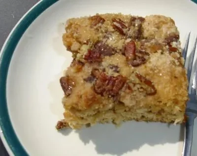 Irresistible Toffee Crunch Coffee Cake Recipe