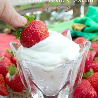 Irresistible White Chocolate Fruit Dip Recipe