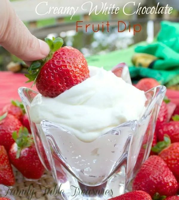 Irresistible White Chocolate Fruit Dip Recipe