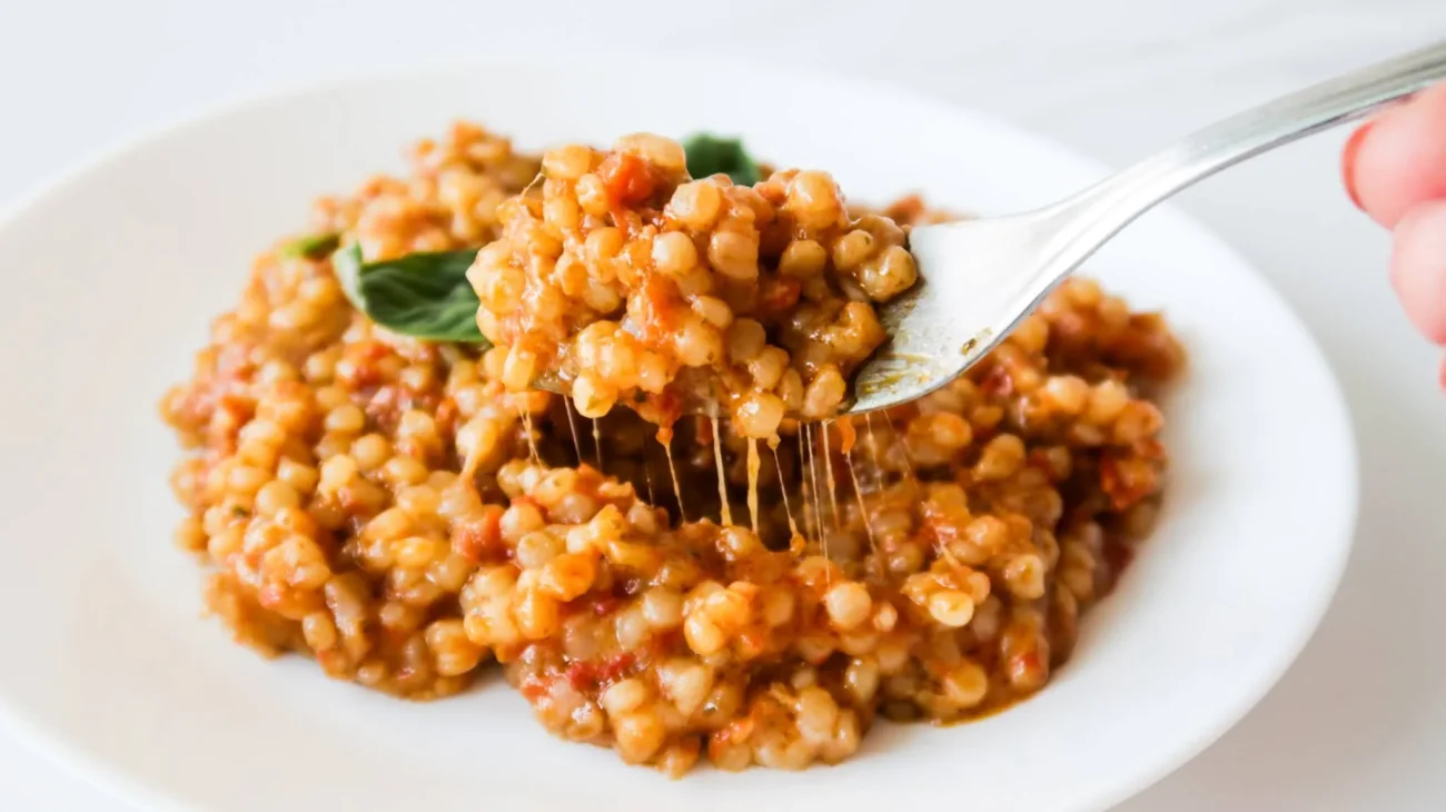 Israeli Couscous, Tomato And