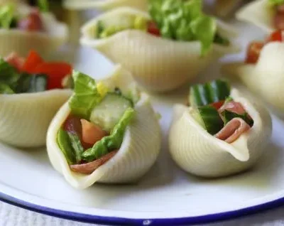 Italian Chopped Salad In Shells